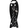Collier pour chat en nylon coloris noir avec nœud Wouapy - Taille unique