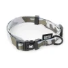 Collier réglable camouflage gris 30/35x1,5 cm