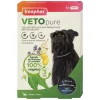 Collier répulsif antiparasitaire réfléchissant pour le chiot et le chien coloris noir VETOpure Beaphar – 60 cm