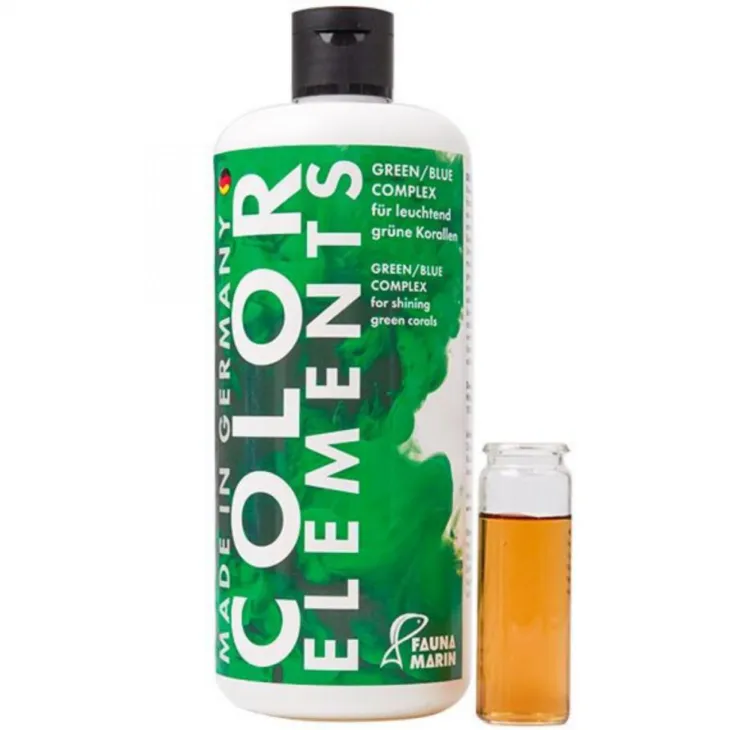 Complexe coloration verte et bleue, FAUNA MARIN, Elements Green Blue - 500ml