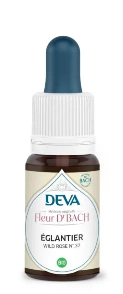 Complément alimentaire fleur de Bach églantier bio Deva - 15 ml