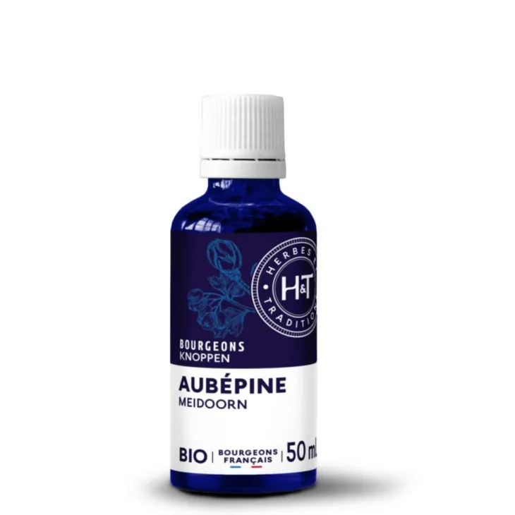 Complément alimentaire gemmo macérât aubépine bio Herbes et Traditions - 50 ml