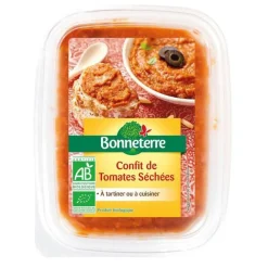 Confit de tomates séchées bio Bonneterre - 140 g