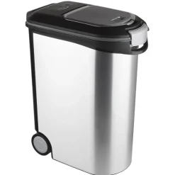 Conteneur gris pour chien - 54 L