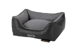 Corbeille à mémoire de forme pour chien gris Hilton Scruffs – Taille S