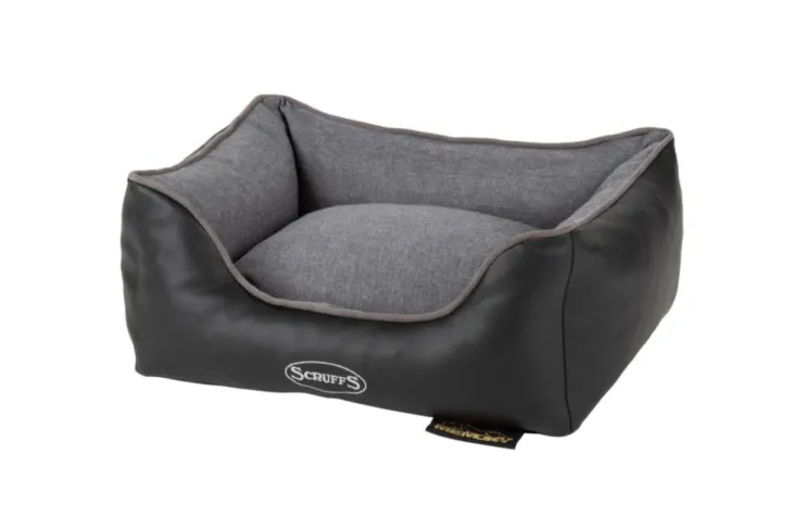 Corbeille à mémoire de forme pour chien gris Hilton Scruffs – Taille S