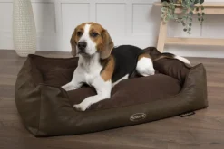 Corbeille à mémoire de forme pour chien et chat Hilton Scruffs – Taille S