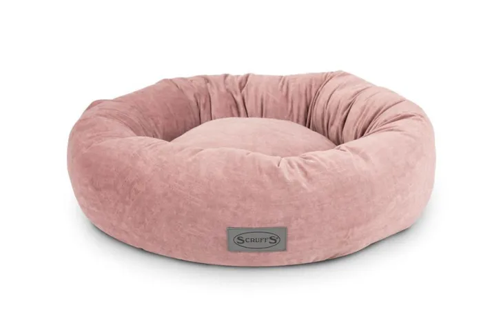 Corbeille pour chien et chat coloris rose Scruffs Oslo Donut – Taille M