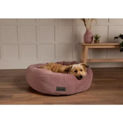 Corbeille pour chien et chat coloris rose Scruffs Oslo Donut – Taille M