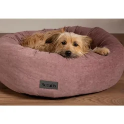 Corbeille pour chien et chat coloris rose Scruffs Oslo Donut – Taille M