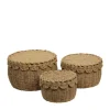 Corbeille ronde en corde de papier - Ø 31,5 x H 19 cm