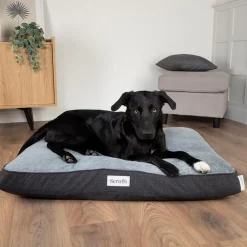 Couchage orthopédique pour chien coloris gris Scruffs Harvard - Taille L 100 x 70 x 12 cm