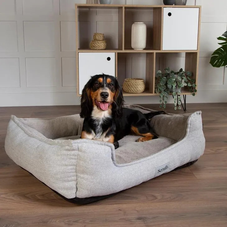 Couchage orthopédique pour chien coloris marron Scruffs Harvard - Taille XL 90 x 70 x 20 cm
