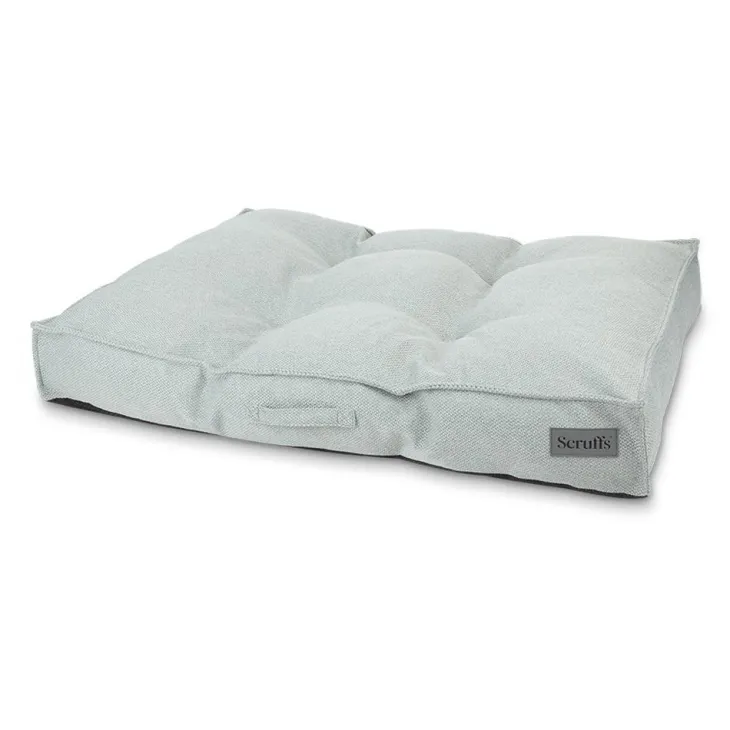 Couchage pour chien coloris vert coussin Scruffs Seattle - Taille L 100 x 70 x 14 cm