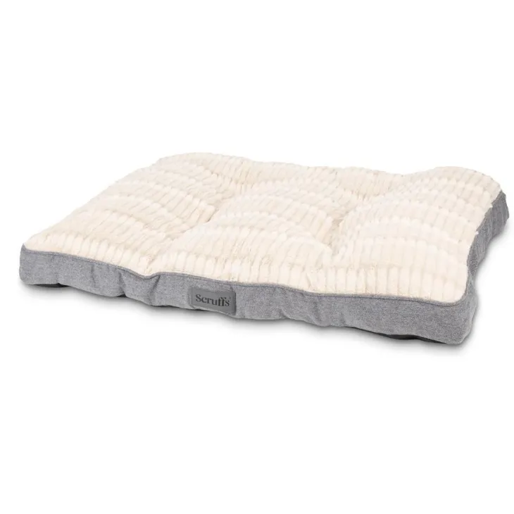 Couchage pour chien coloris gris coussin Scruffs Ellen - Taille L 100 x 70 x 10 cm