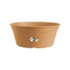 Coupe coloris terre cuite doux Elho Green Basics - Ø 33 cm