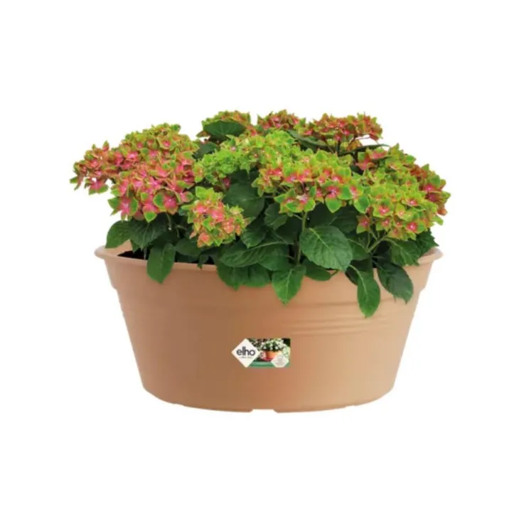 Coupe coloris terre cuite doux Elho Green Basics - Ø 33 cm