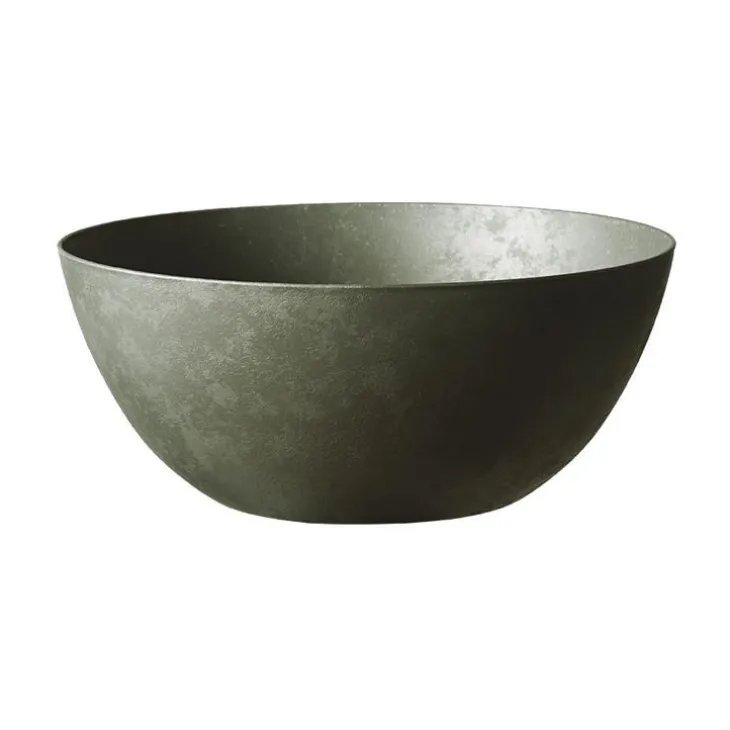 Coupe en matière recyclée vert kaki Poetic Elément - Ø 38,9 x H 16,4 cm