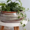 Coupe en terre cuite émaillée crème Noisette Les Poteries d’Albi Melilo - Ø 24 x H 11 cm