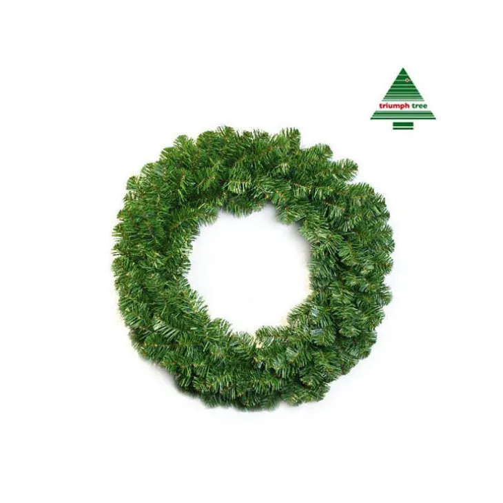 Couronne artificielle verte Colorado - Ø 60 cm