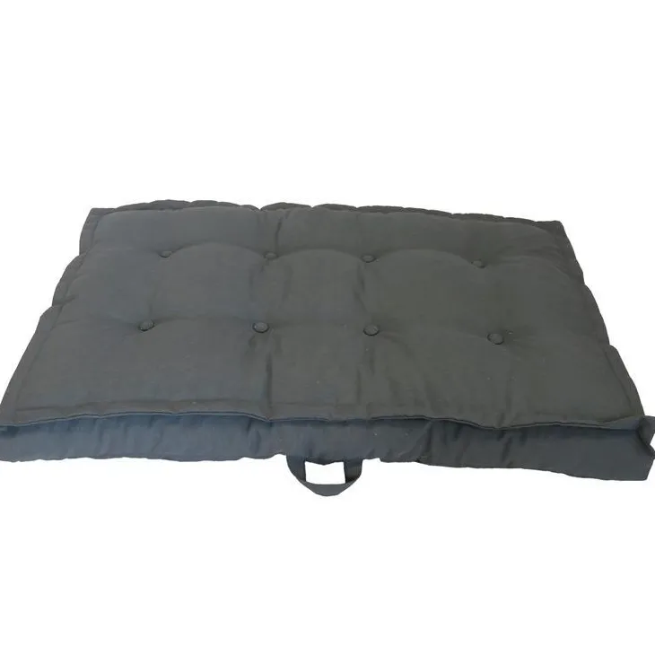 Coussin d'assise pour palette uni Pierre - 118 x 80 x 15 cm