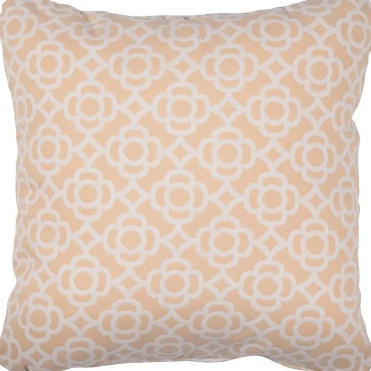 Coussin en acrylique rose blush Lorette - 44 x 44 cm