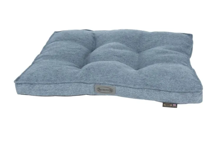 Coussin pour chien bleu Manhattan Scruffs - Taille M