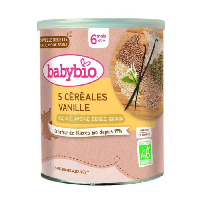 Céréales vanille bio BABYBIO 220 g