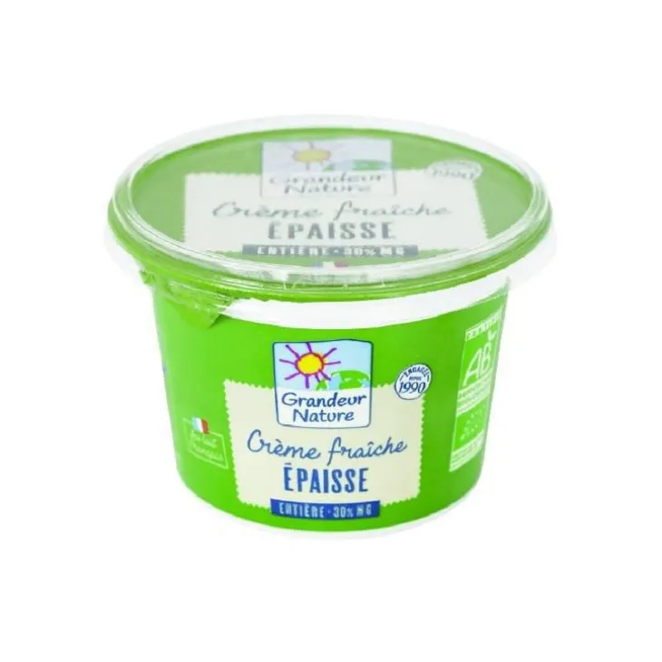 Crème fraîche épaisse Grandeur Nature - 20 cl
