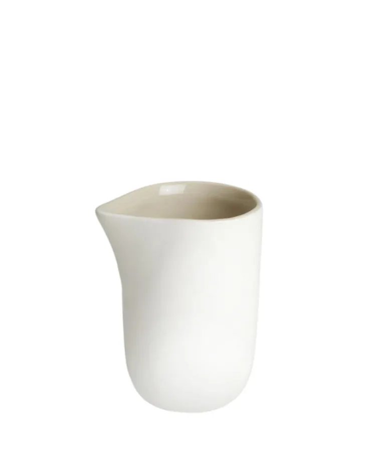 Crémier en grès blanc mat/lin Médard de Noblat collection Oslo - 15 cl