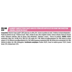 Croquette pour chat adulte stérilisé au poulet Pro Plan - 3 kg