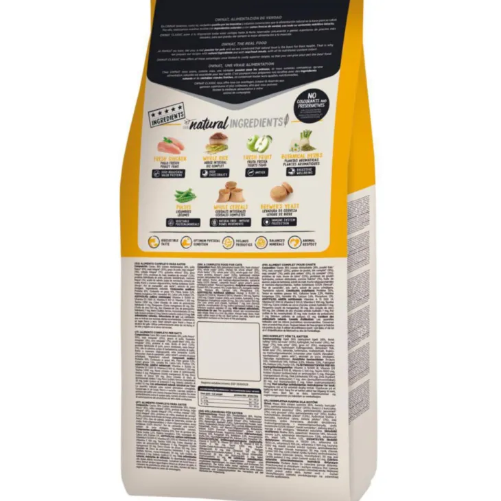 Croquette pour chat adulte Classic Daily Care Ownat - 4 kg