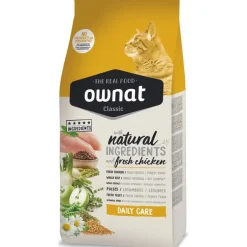 Croquette pour chat adulte Classic Daily Care Ownat - 15 kg