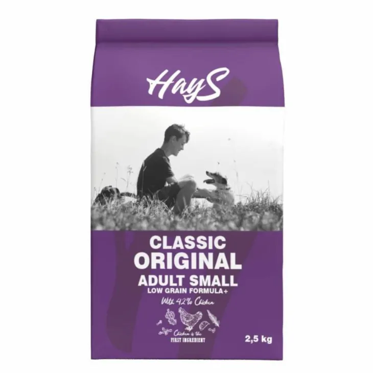 Croquette pour chien adulte de petite race au poulet Hays Classic - 2,5 kg