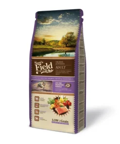 Croquette pour chien adulte au saumon avec des pommes de terre Sam's Field - 13 kg