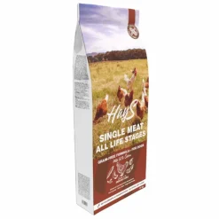 Croquette pour chien adulte mono-protéine de poulet sans céréales Hays - 12 kg