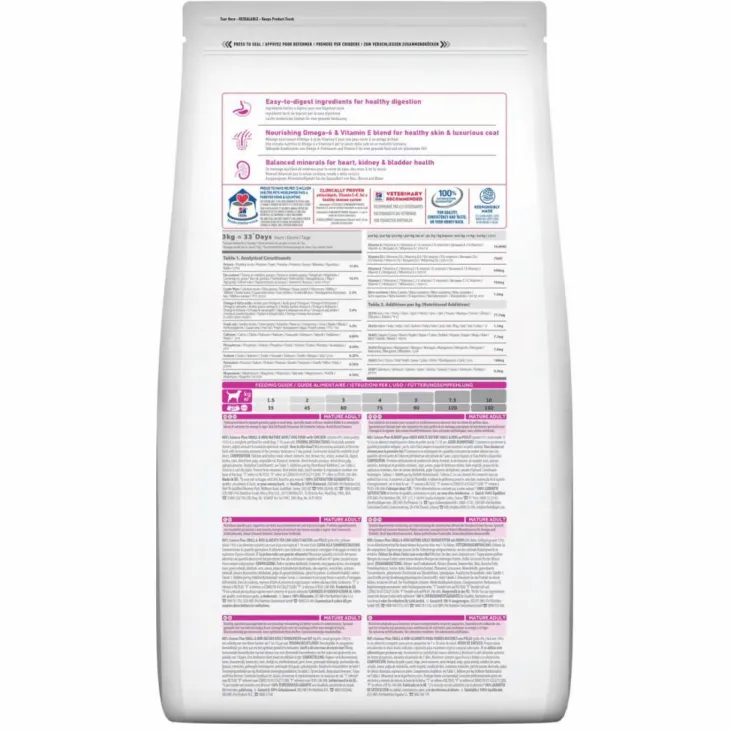 Croquette pour chien mature de petite taille au poulet Hill's - 6 kg