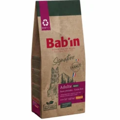 Croquettes pour chien maxi adulte au poulet sans céréales Bab'in Signature - 12 kg