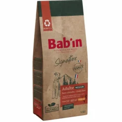 Croquettes pour chien medium adulte au poulet sans céréales Bab'in Signature - 3 kg