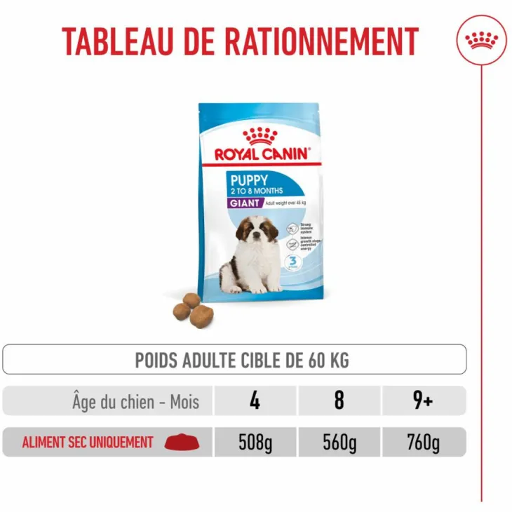 Croquettes pour chiot Royal Canin Giant - 15 kg