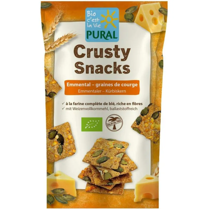 Crusty Snacks goût Fromage – 110 gr