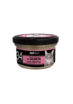 Cuisiné pour chat recette n°34 Saumon/Crevette