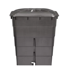 Cuve rectangulaire avec couvercle gris graphite Graf – 300 L