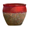 Cuvier en grès émaillé old rouge Decolines Leon - Ø 40 x H 39 cm