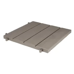 Dalle clipsable Polypropylène Taupe 38,4x38,4XH 2 cm
