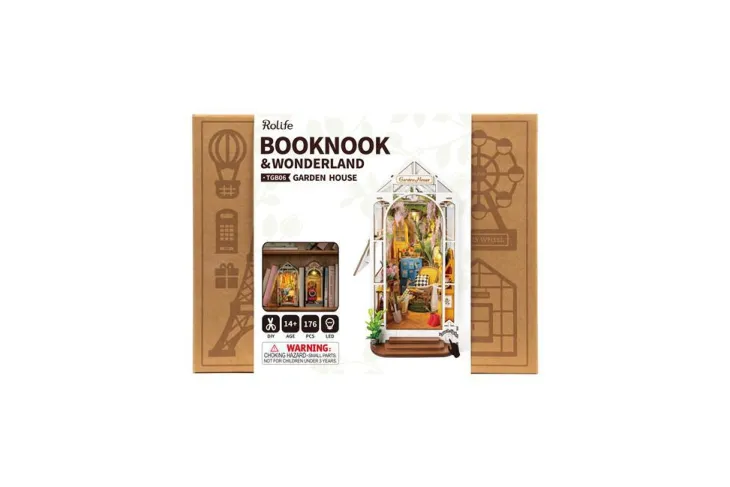 Décor de bibliothèque “Book Nook” Gardenhouse Rolife - 31,6 x 7,9 x 23,1 cm
