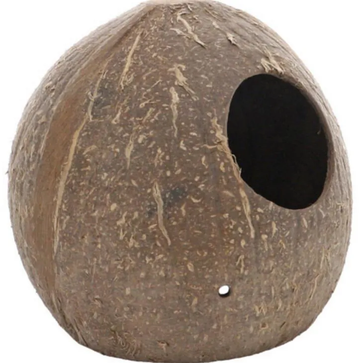 Décor pour aquarium coloris marron Grotte coco Hobby Aqua Cave - Taille M