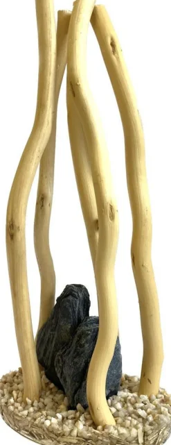 Décor pour aquarium coloris beige Tyrol nid avec des branches
