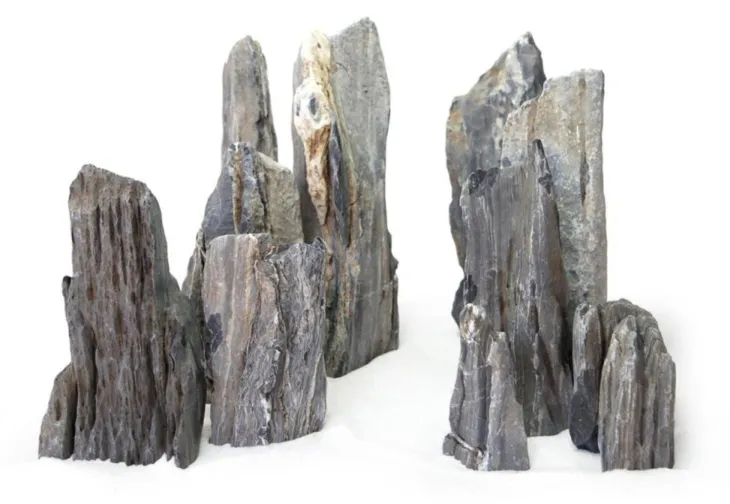 Décoration pour aquarium pierre stalagmit coloris gris Reptiles Planet - Taille M