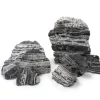 Décoration pour aquarium pierre black multiwhite Reptiles Planet - Taille S